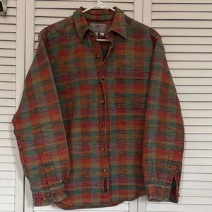 The Territory Ahead Vibrant Plaid Shirt Vintage.